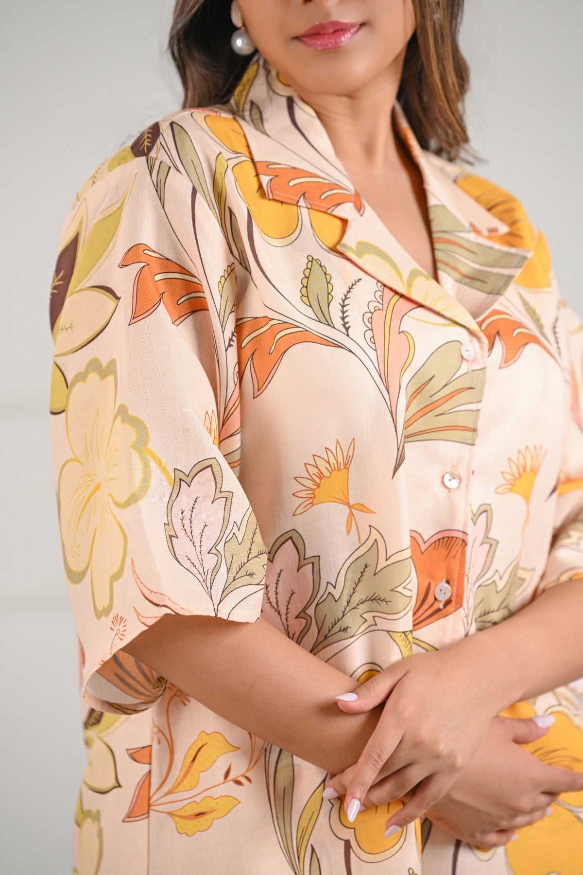 Linen Floral Co-ord Set