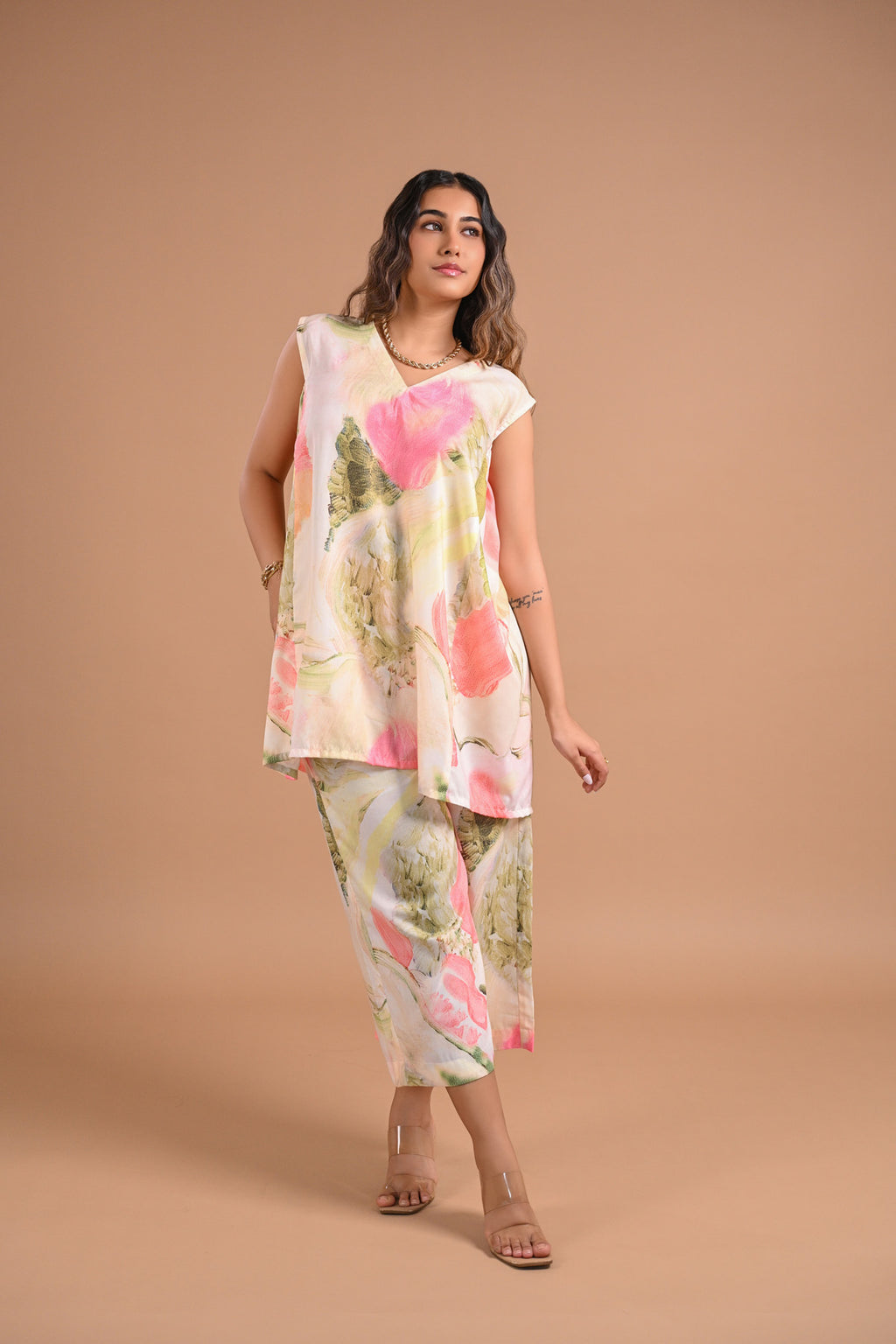 Floral Muslin Co-ord Set