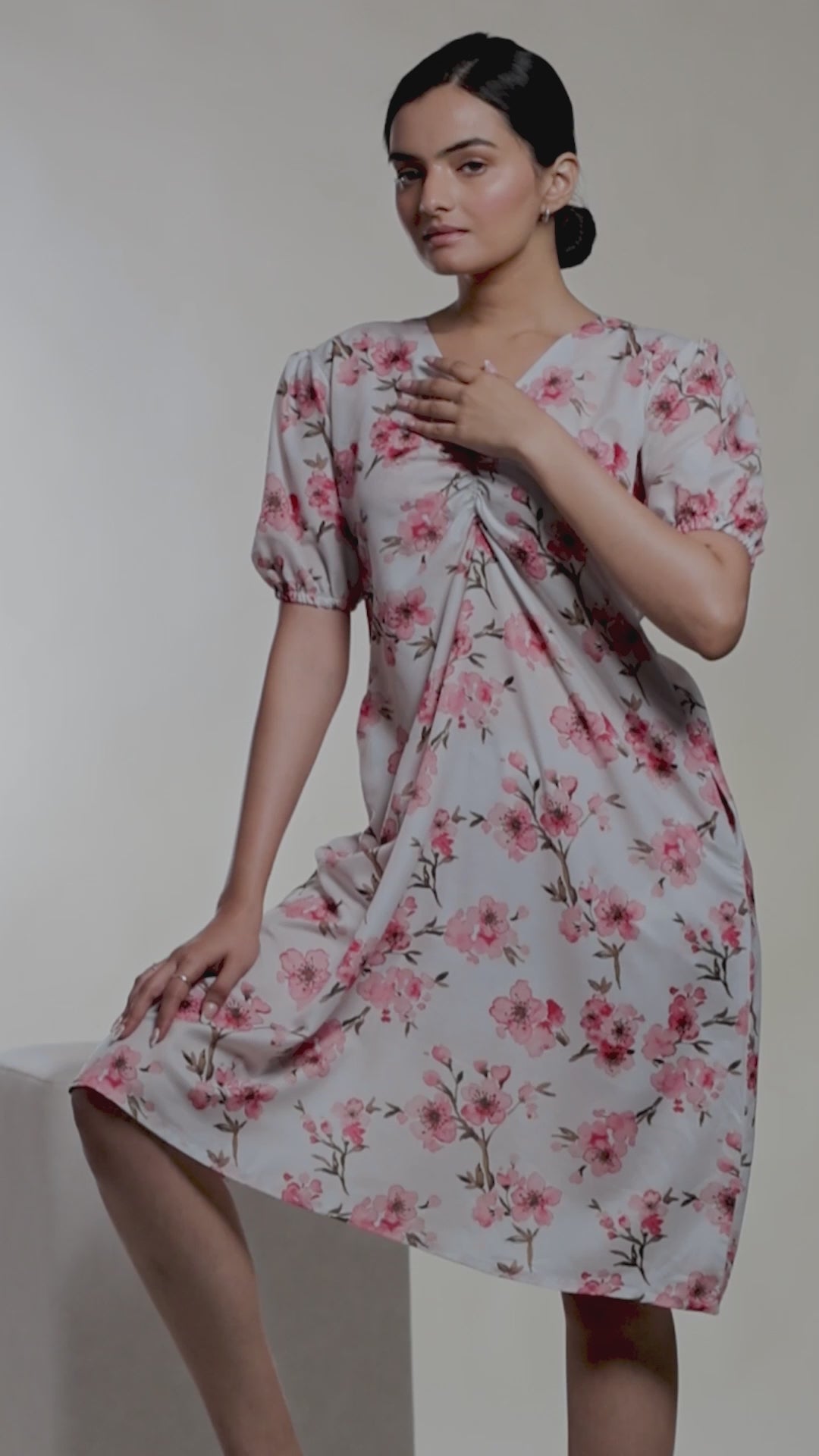Pearl White Blossom Dress