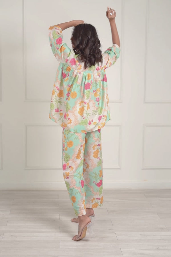 Floral Printed Co-ord Set