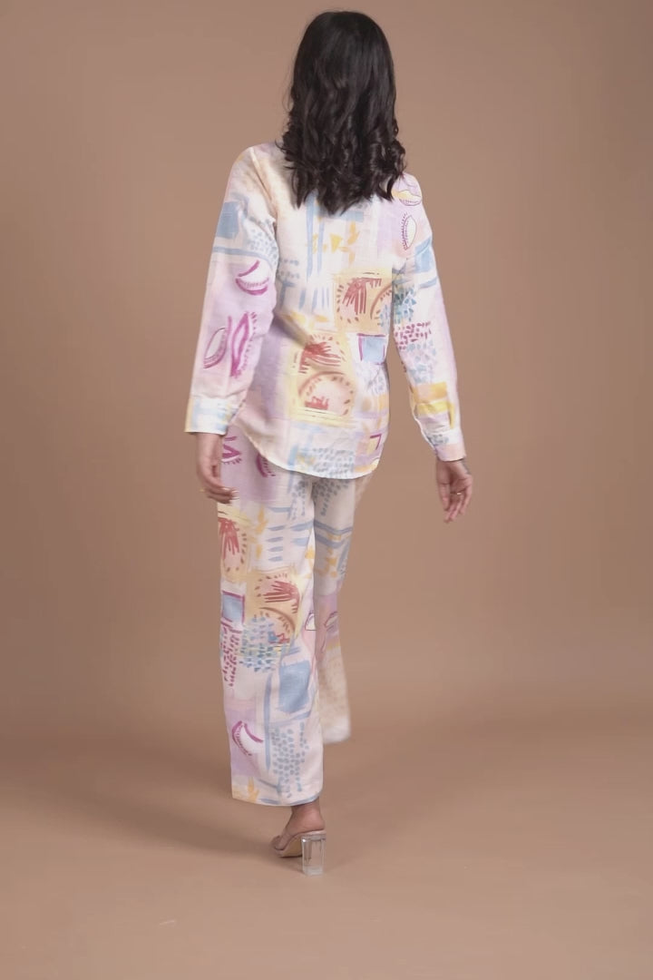 Linen Printed Co-Ord Set