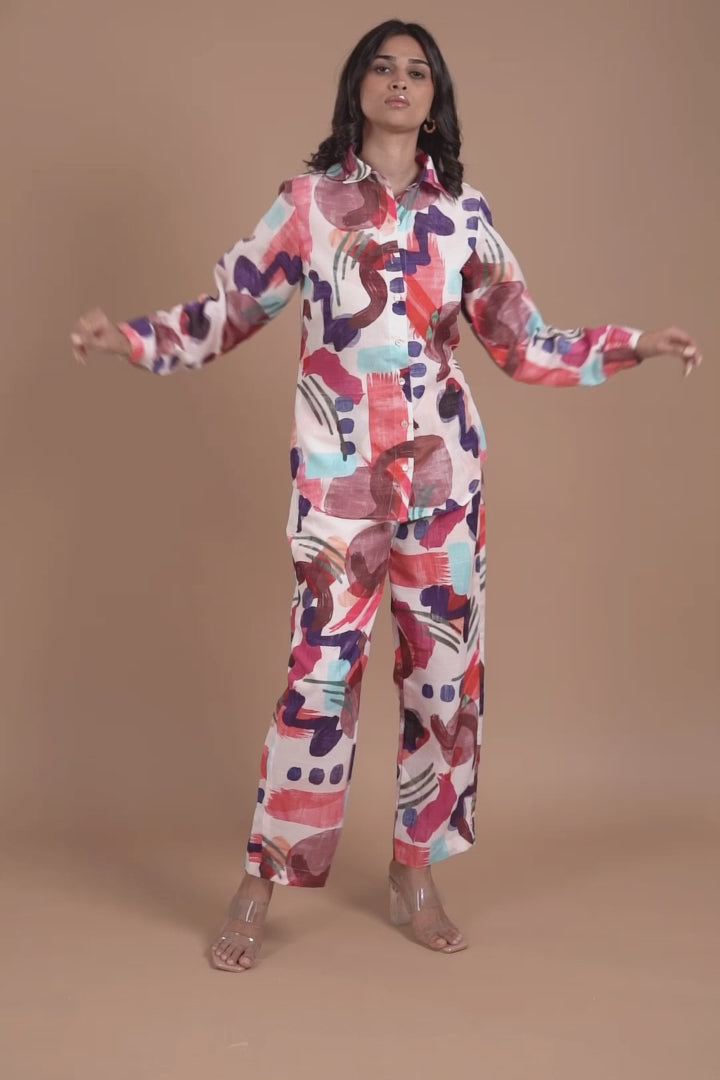 Linen Printed Co-ords