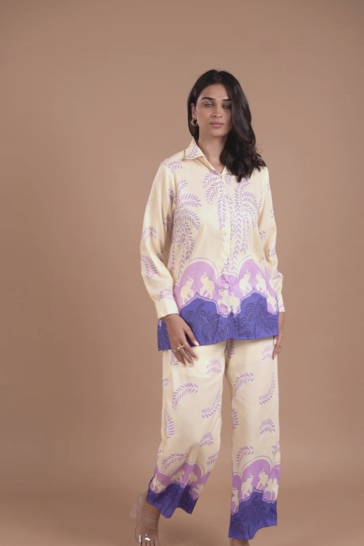 Muslin Printed Co-ord Set