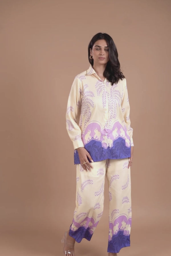 Muslin Printed Co-ord Set